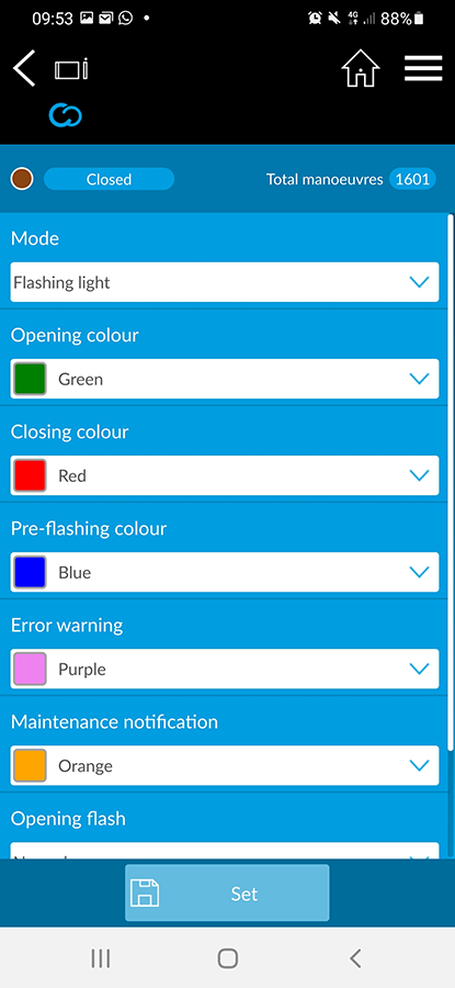 Came KRX TRAFFIC LIGHT FUNCTION