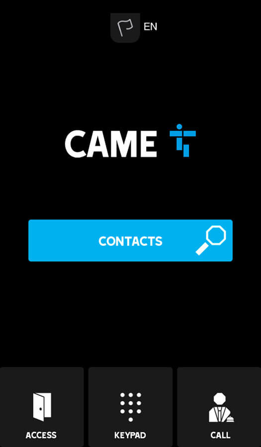 Came XVP interface Par defaut