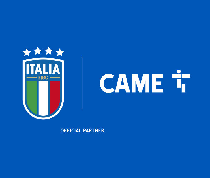 CAME becomes Official Partner of the Italian Football Federation: excellence, sporting spirit and innovation together. Its debut on the occasion of Italy vs. Estonia.