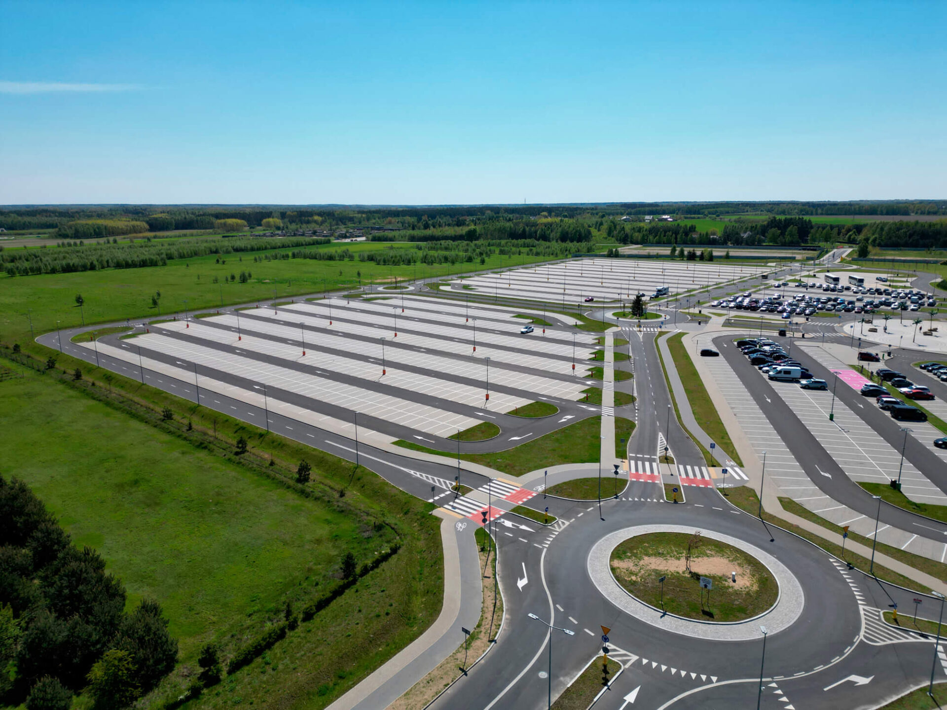 Acquapark Polonia parcheggio CAME