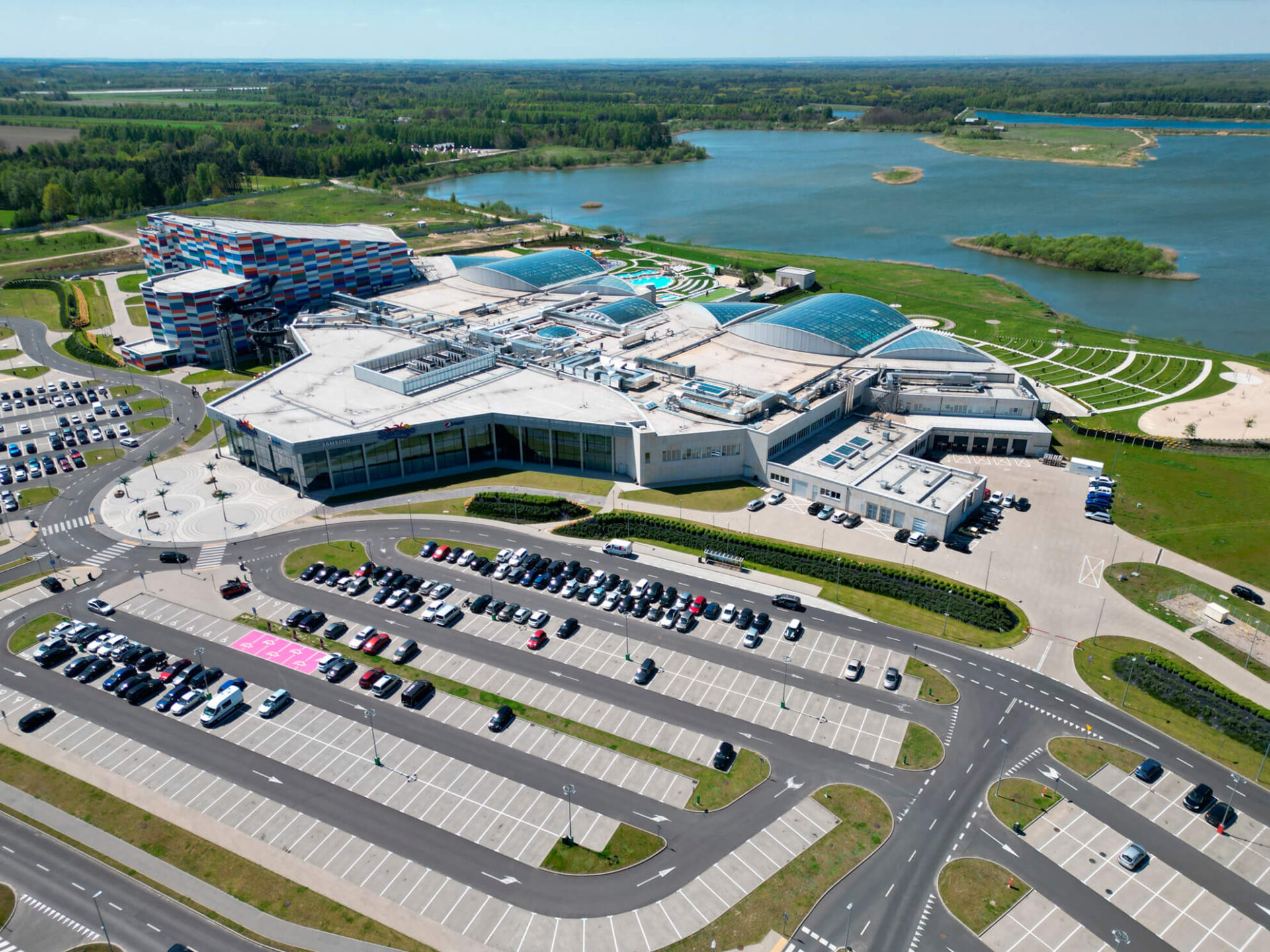 Acquapark Polonia parcheggio CAME