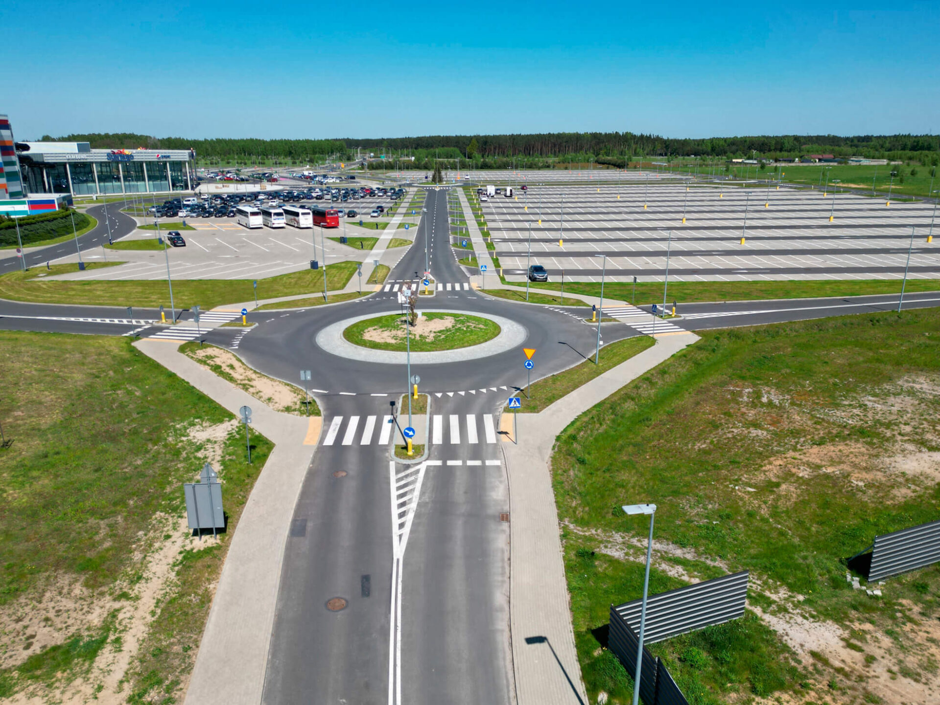 Acquapark Polonia parcheggio CAME