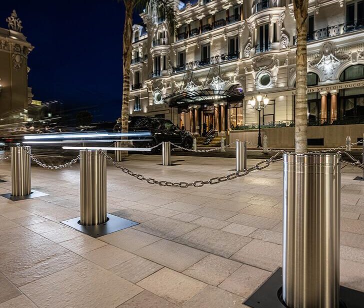 CAME Urbaco mette in sicurezza la Place du Casino a Montecarlo realizzando il nuovo sistema di delimitazione pedonale e veicolare