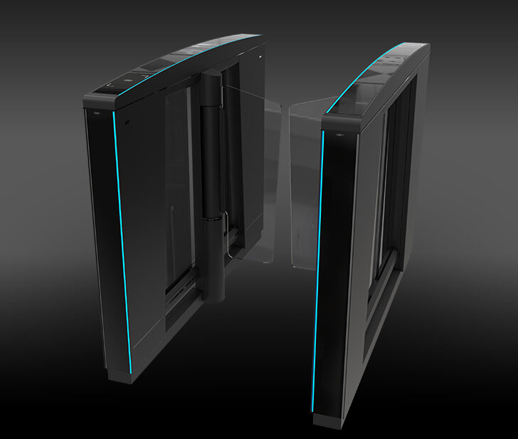 Design contemporaneo e massima affidabilità. CAME presenta il nuovo speed gate PG 04.