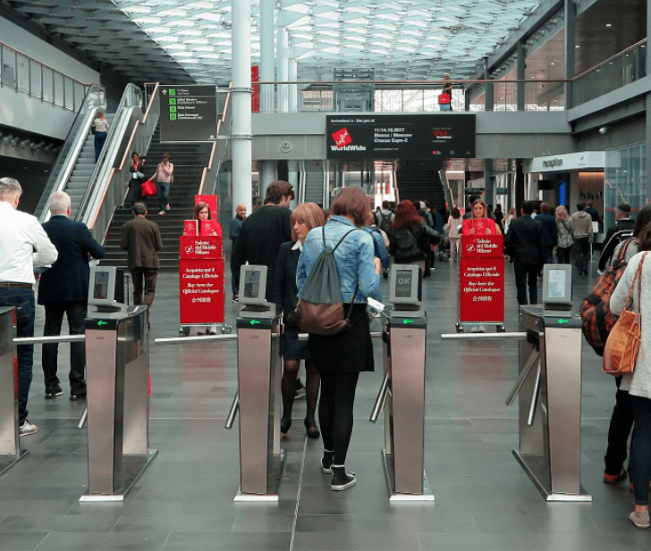 CAME access control system for the 5 million visitors at the fieramilano exhibition centre