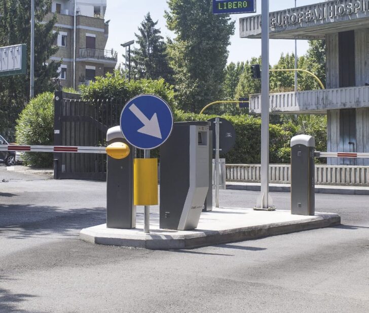 CAME technology manages the parking facilities of three hospitals in Rome