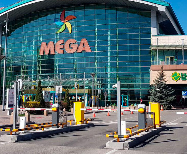 CAME implements the parking system at the MEGA Center Alma-Ata in Almaty to manage over 1,700 car parking spaces