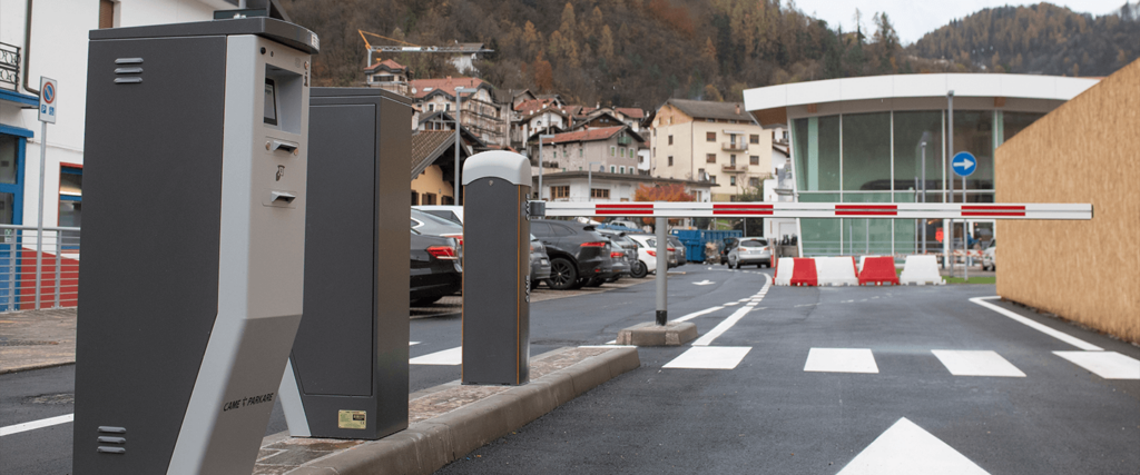 ‘Technological’ parking facilities at Agordo