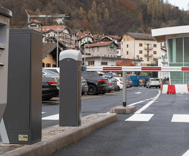 ‘Technological’ parking facilities at Agordo
